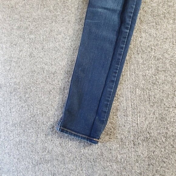 H&M Denim Jeans Womens Blue Skinny Low Waist Stretch Retro Size 27x32 - Picture 5 of 14